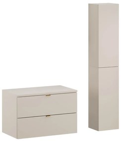 Kúpeľňová zostava Dalia Cashmere so skrinkami 80 cm kašmírová