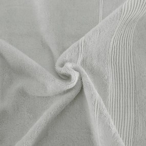 BAMBUSOVÝ UTERÁK MORENO 70X140 CM SIVÁ