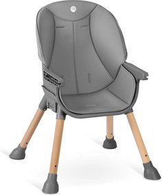 Detská jedálenská stolička Nukido Tilo sivá