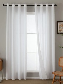 Závesy Zara biela – 140 × 180 cm (2 ks)