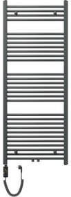 Mexen Ares, elektrické vykurovacie teleso 1500x600 mm + vykurovacia tyč 900 W, antracitová, W102-1500-600-2900-66