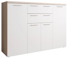 Komoda BRUNO dub sonoma/biela