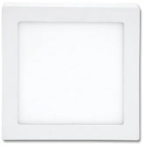 ECOLITE Stropné bodové LED svietidlo RAFA 2, 17,5 cm, IP20, 12W, 4100K, 960lm, biele