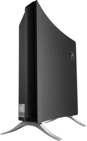 Sencor - Inteligentný elektrický priamotop/konvektor 1200/2400W/230V IP24 Wi-Fi čierny