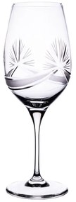 Onte Crystal Bohemia Crystal ručne brúsené poháre na červené víno Mašle 450 ml 2KS