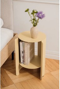 Oceľový okrúhly odkladací stolík ø 32 cm Wa – noo.ma