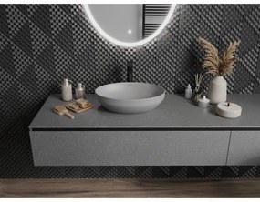 Mexen Cornelia, umývadlo na dosku 50 x 36 cm, svetlá šedá matná, 21885061