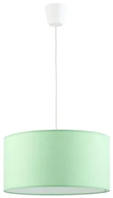 TK Lighting Luster na lanku RONDO KIDS 1xE27/25W/230V zelená TK3233