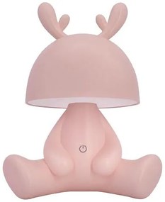 Stolová LED lampa RENI 66347 ružová LB1