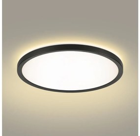 Brilagi - LED Kúpeľňové svietidlo ULTRA SLIM LED/24W/230V pr. 42 cm čierna IP54