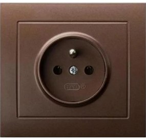 Jedoduchá zásuvka s uzemnením GP-1WZ/52