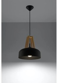 Čierno-béžové závesné svietidlo Nice Lamps Olla