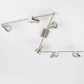 LED bodové svietidlo 6xE14/5W/230V matný chróm