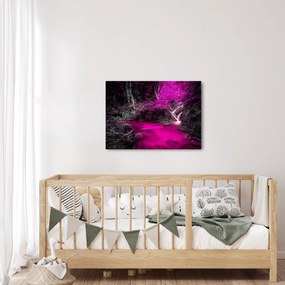 Obraz - Ružový les (70x50 cm)