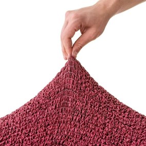 Bielastické poťahy VITTORIA bordó obliečky na vankúšiky 2 ks (40 x 40 cm)