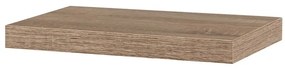 BONTEC Polička, mdf, čierna, P-023 BK Farba: Hnedá