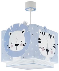Dalber 63112T - Detský luster JUNGLE 1xE27/15W/230V modrá