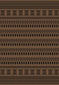 BE Koberec Eqos 0002 BROWN – hnedý obdĺžnikový Rozmer: 160x220 cm