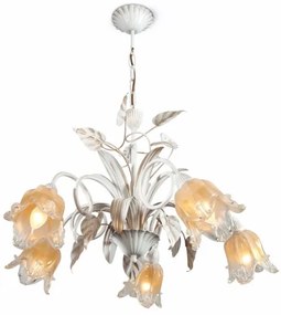 Luster na reťazi LUCIA 5xE14/40W/230V