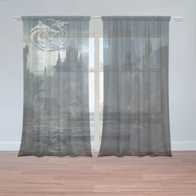 Sablio Záclony Zaklínač Hrad: 2ks 150x250cm
