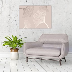 Obraz - Béžové listy N⁰6 (70x50 cm)