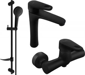 Mexen Kama DF05 sprchová sada, čierna - 72514DF05-70