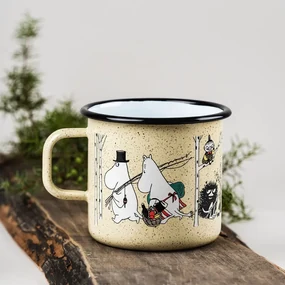 Hrnček Moomin Campers 0,8l, smalt / béžový