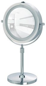 Kozmetické zrkadlo s osvetlením/zväčšovacie (5x) ø 13,5 cm Lumi – Wenko