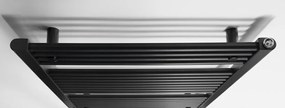 Aqualine Aqualine, DIRECT vykurovacie teleso s bočným pripojením 600x960 mm, čierna matná, ILR96B