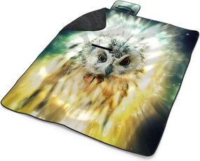 Sablio Plážová deka Sova: 200x140 cm