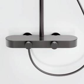 Rea Creo, sprchový set s funkciou bidetovej spŕšky, grafitová matná, REA-P0358