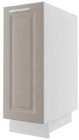 Kuchynská skrinka Emporium d1d/30 grey stone/kor.biela