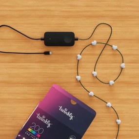 Twinkly TWKH200RGB-G - LED RGB Stmievateľná vianočná reťaz 200xLED 14 m USB Wi-Fi