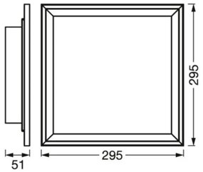 Ledvance- LED RGBW Stmievateľné stropné svietidlo SMART+ PLANON LED/18W/230V Wi-Fi