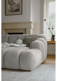 Svetlosivá rohová pohovka (pravý roh/s leňoškou) Shell – Miuform