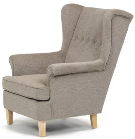 Autronic BONTEC Kreslo ušiak, béžová látka, AK-388 BGE2 Farba: Čierna