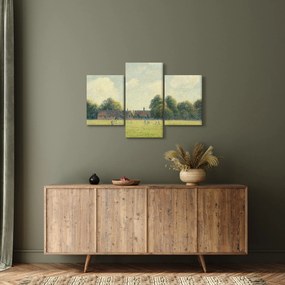 Obraz - Camille Pissarro, Hampton Court Green, reprodukcia (90x60 cm)