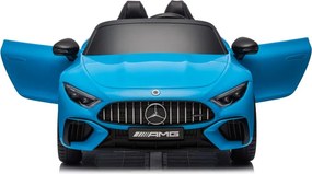 LEAN CARS Mercedes AMG SL63 modro lakovaný batériový automobil