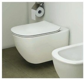 TECE set 3- Inštalačný modul s nádržkou pre WC + tlačidlo chróm + úchyt + izolácia + závesné WC AQUABLADE + WC sedátko Soft-Close, ultra…