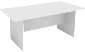 Rokovací kancelársky stôl PRIMO WHITE, 180x90 cm, biela