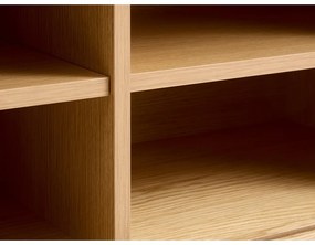 TV stolík v dekore duba v prírodnej farbe 56x180 cm Nola – Unique Furniture