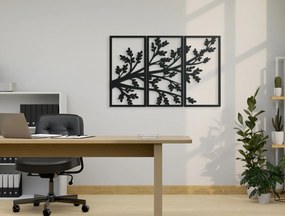 drevko 3D obraz na stenu Konáre stromu Rozmer obrazu: 28,5 x 44,5 cm, Farba dekorácie: Čierna