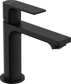 Hansgrohe Rebris E, umývadlová batéria 110 s odtokovou súpravou s tiahlom, CoolStart, EcoSmart, čierna matná, HAN-72589670