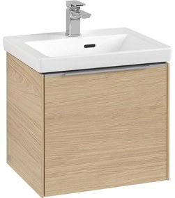 VILLEROY &amp; BOCH Subway 3.0 závesná skrinka pod umývadielko, 1 zásuvka, s LED osvetlením, 473 x 407,5 x 429 mm, Nordic Oak, C580L0VJ