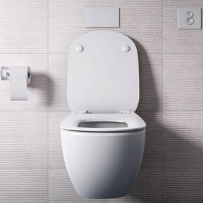 IDEAL STANDARD Tesi závesné WC AquaBlade s hlbokým splachovaním, 365 x 535 mm, biela + Slim WC sedátko so Softclose mechanizmom, T354601