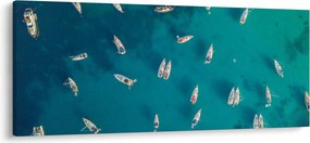 Obraz - Plachetnica (120x50 cm)