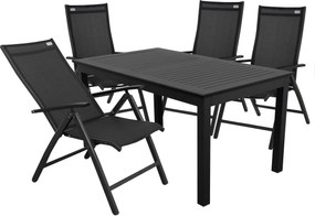 Doppler EXPERT ANTRACIT, polohovacie kreslá, 4+1