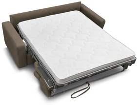 Hnedá rozkladacia pohovka 215 cm Monaco – Bobochic Paris