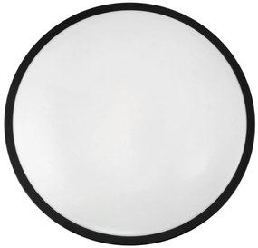 BERGE Prisadený LED stropný panel 18W 1440lm Okrúhly čierny NW