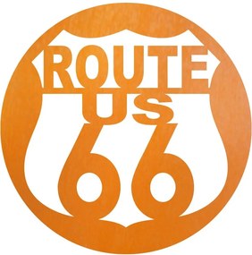 SENTOP | Drevený znak Route 66 – Dekorácia do interiéru | SENTOP PR0411